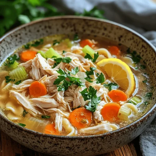 When the temperatures dip and the days grow shorter, nothing warms the soul quite like a steaming bowl of soup. Among the myriad of soup options available, chicken noodle soup stands out as a timeless comfort food that transcends cultural boundaries and generations. For many, it evokes memories of childhood, nurturing parents, and cozy family gatherings. This Cozy Crazy Chicken Noodle Soup takes the beloved classic and elevates it with vibrant flavors and heartwarming ingredients, perfect for those chilly days or when you need a little pick-me-up from life’s challenges.