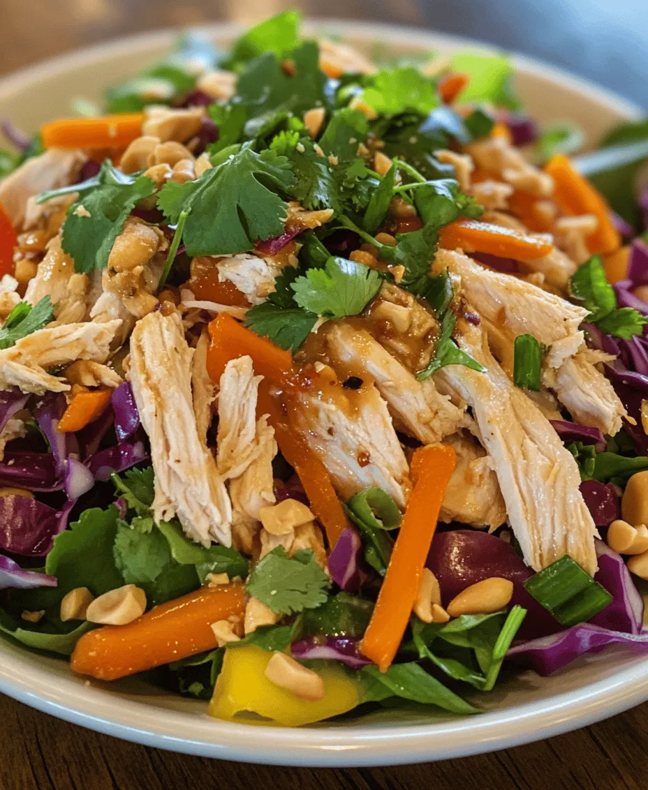 Salads have long been regarded as a staple of healthy eating, and for good reason. They offer a refreshing and nutritious way to incorporate a variety of vegetables, proteins, and healthy fats into your diet. Among the many salad options available, the Zesty Thai Chicken Salad stands out as a vibrant and flavorful choice that perfectly embodies the balance of health and taste. This dish is not only a feast for the eyes with its vibrant colors but also a delight for the palate with its fusion of bold flavors and fresh ingredients.