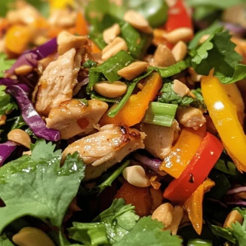 Salads have long been regarded as a staple of healthy eating, and for good reason. They offer a refreshing and nutritious way to incorporate a variety of vegetables, proteins, and healthy fats into your diet. Among the many salad options available, the Zesty Thai Chicken Salad stands out as a vibrant and flavorful choice that perfectly embodies the balance of health and taste. This dish is not only a feast for the eyes with its vibrant colors but also a delight for the palate with its fusion of bold flavors and fresh ingredients.