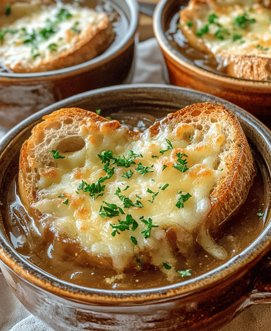 French onion soup has long held a cherished place in the hearts (and stomachs) of food lovers around the world. Its allure lies not only in its deep, robust flavors but also in the warmth and comfort it brings to the table. This classic dish, which highlights the humble onion, transforms simple ingredients into a rich, satisfying experience, making it a favorite in both home kitchens and gourmet restaurants alike.