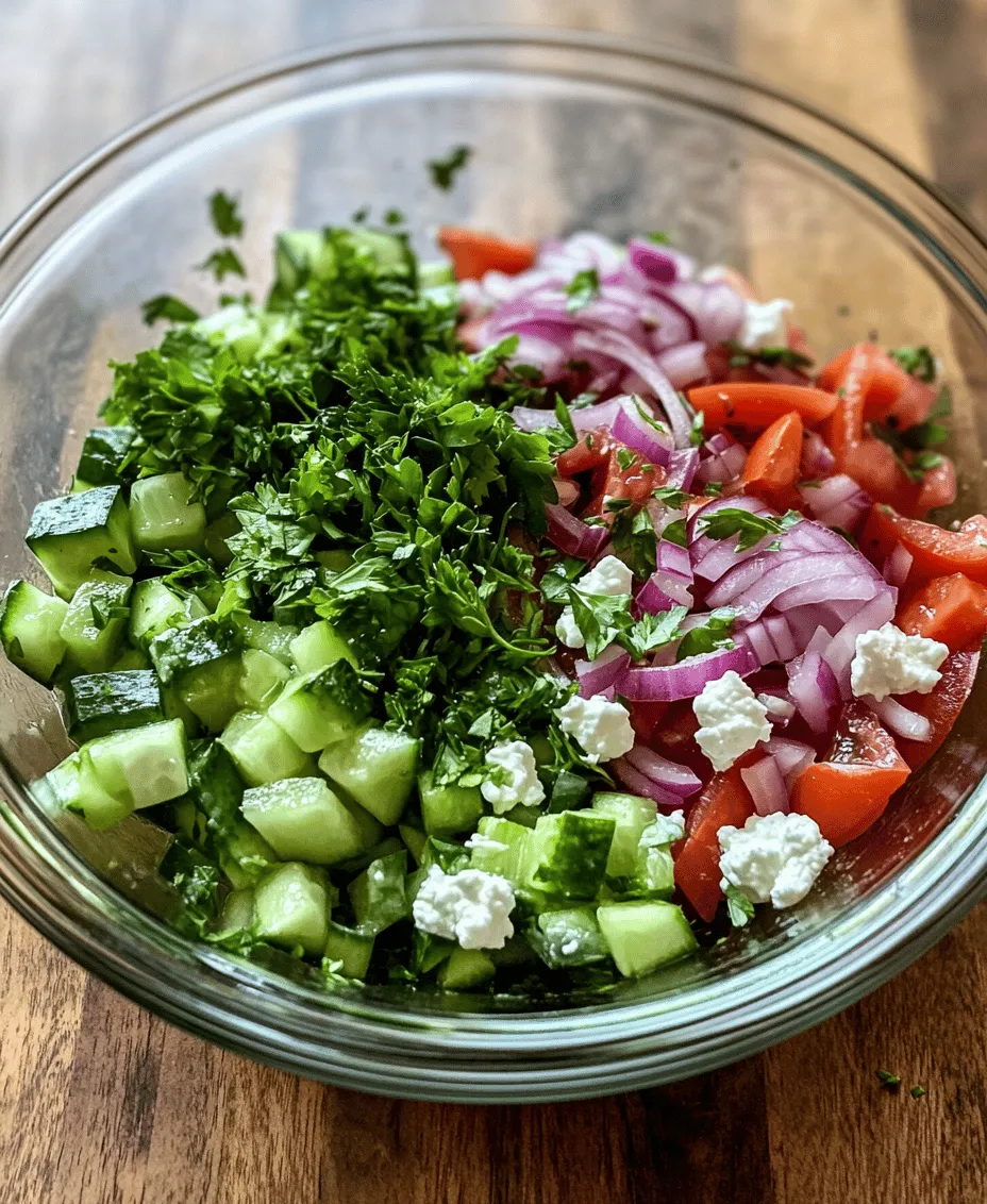 As the temperatures rise and summer approaches, the desire for fresh, light meals becomes more pronounced. Salads, particularly those made with crisp vegetables, are the perfect way to cool down and enjoy the bounty of the season. One standout summer dish is the Refreshing Cucumber Tomato Salad, a vibrant combination of flavors and textures that is as delightful to eat as it is simple to prepare. This salad not only stands out for its taste but also boasts numerous health benefits, making it an ideal choice for those looking to maintain a balanced diet during the warmer months.