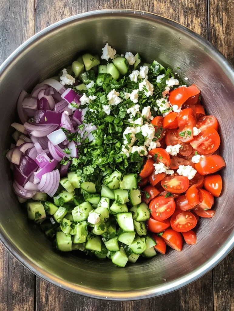 As the temperatures rise and summer approaches, the desire for fresh, light meals becomes more pronounced. Salads, particularly those made with crisp vegetables, are the perfect way to cool down and enjoy the bounty of the season. One standout summer dish is the Refreshing Cucumber Tomato Salad, a vibrant combination of flavors and textures that is as delightful to eat as it is simple to prepare. This salad not only stands out for its taste but also boasts numerous health benefits, making it an ideal choice for those looking to maintain a balanced diet during the warmer months.