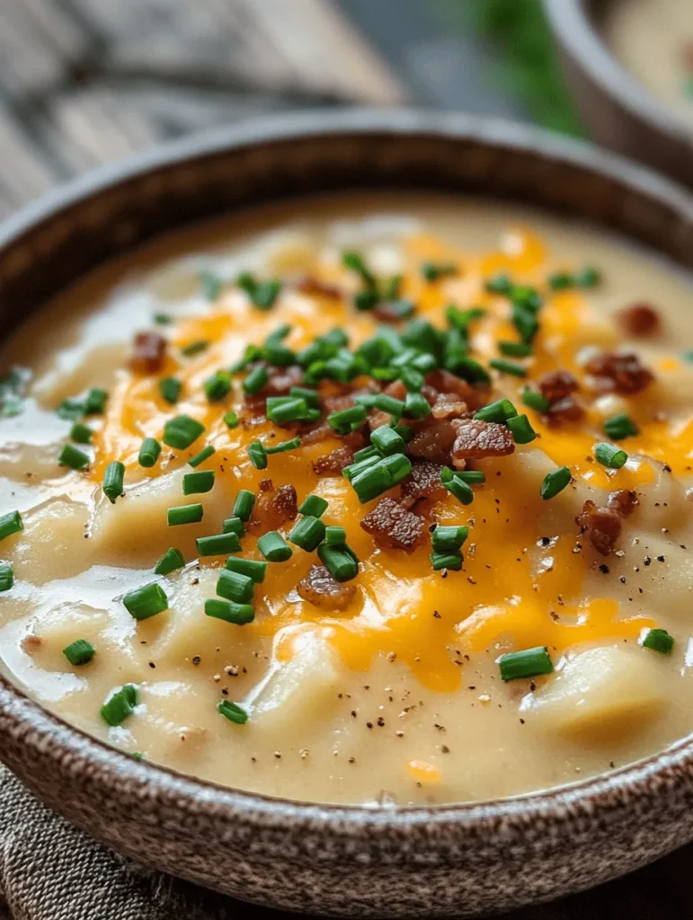 When the chill of winter settles in, there’s nothing quite like a warm bowl of potato soup to provide comfort and solace. This cozy dish has long been a staple in homes across the globe, cherished not only for its rich, creamy texture but also for its ability to evoke feelings of warmth and nostalgia. Whether you’re curled up on the couch after a long day or hosting a gathering with friends, potato soup is the ultimate comfort food that never fails to satisfy.