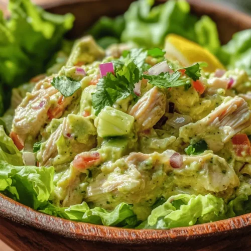 To truly appreciate the creamy avocado chicken salad, it's essential to understand the nutritional benefits of each ingredient that contributes to this flavorful dish.