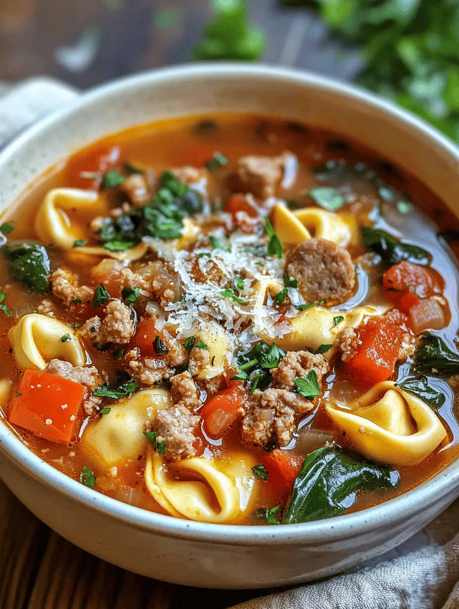 To master the art of making Sausage Tortellini Soup, it’s essential to understand the significance of each ingredient. By choosing quality components, you can elevate the dish and create a memorable experience for your palate.