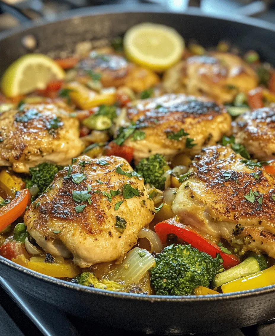 In today’s fast-paced world, finding the time to prepare wholesome meals can seem daunting. Many people often resort to packaged or takeout meals, which can be high in calories, sodium, and unhealthy fats. The vibrant chicken and vegetable skillet delight provides a refreshing solution. It is a one-pan dish that can be prepared in under 30 minutes, making it an ideal option for weeknight dinners or meal prep for the week ahead.