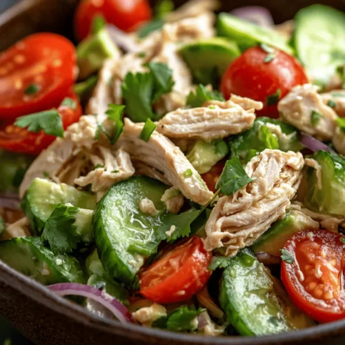 In the world of modern cuisine, salads have evolved far beyond their humble beginnings as simple side dishes. One standout option that has gained immense popularity is the Creamy Avocado Chicken Salad. This delightful dish combines the rich, creamy texture of ripe avocados with tender, juicy chicken, creating a salad that is not only satisfying but also packed with health benefits.