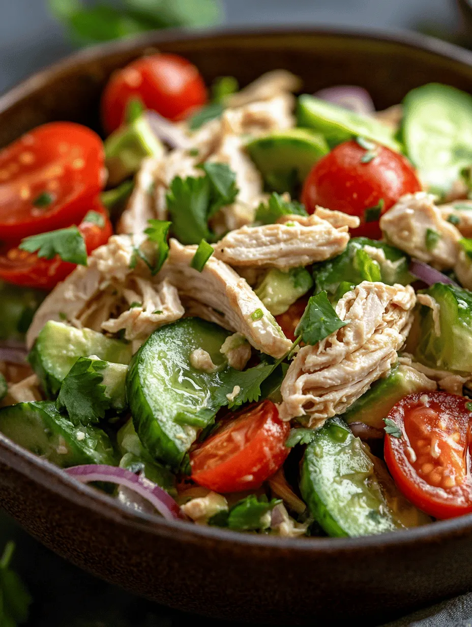 In the world of modern cuisine, salads have evolved far beyond their humble beginnings as simple side dishes. One standout option that has gained immense popularity is the Creamy Avocado Chicken Salad. This delightful dish combines the rich, creamy texture of ripe avocados with tender, juicy chicken, creating a salad that is not only satisfying but also packed with health benefits.