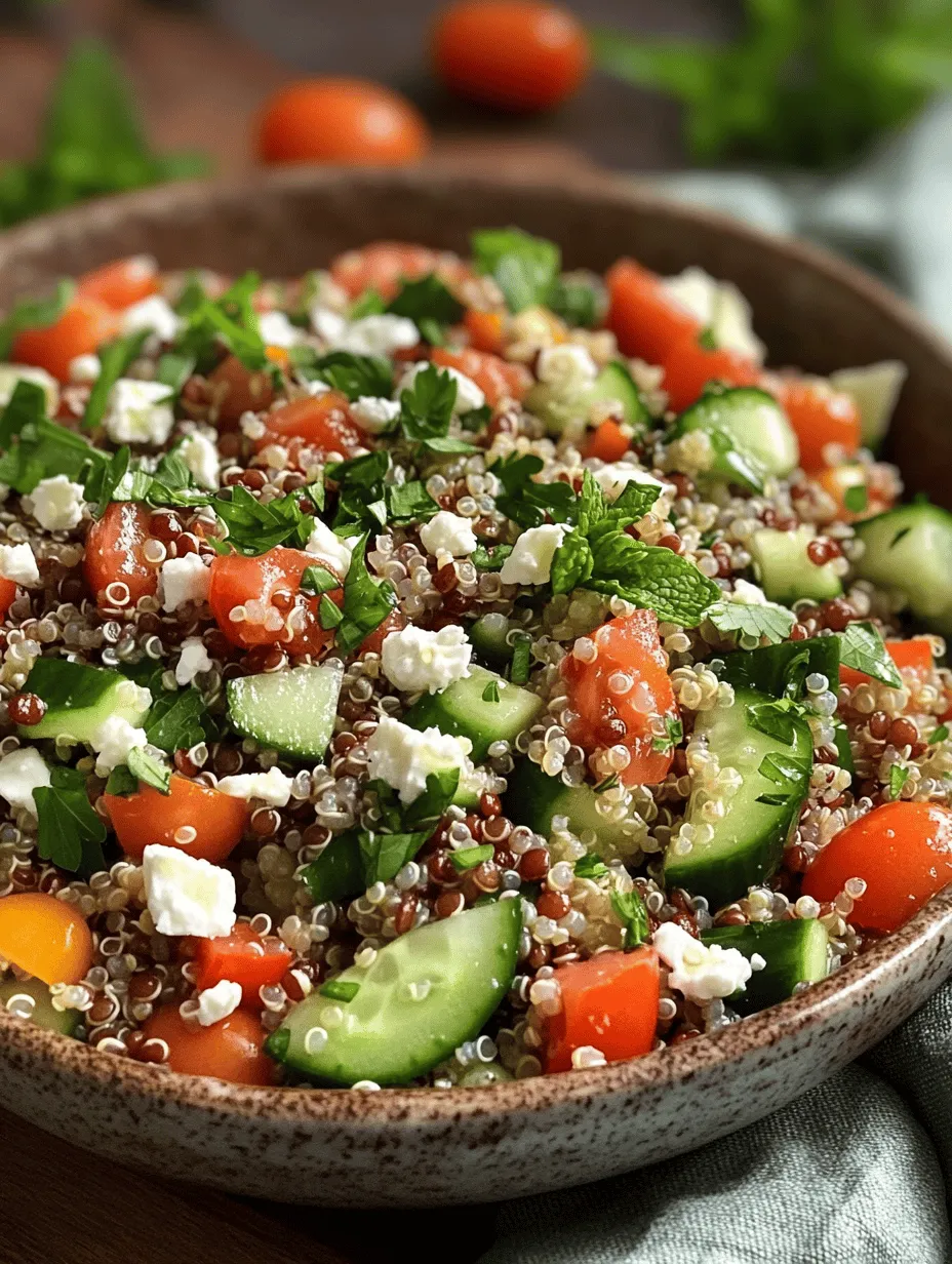 In recent years, there has been a remarkable shift towards healthy eating and plant-based diets, driven by a growing awareness of the benefits of a nutritious lifestyle. As more individuals seek to enhance their well-being through their food choices, recipes featuring whole, unprocessed ingredients are becoming increasingly popular. Among these, the Quinoa and Lentil Salad stands out as a delicious and nourishing option, perfect for anyone looking to incorporate more healthful foods into their diet.