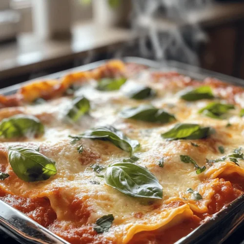 Are you searching for a dish that brings together the warm, comforting elements of Italian cuisine into one delicious meal? Look no further than Cheesy Baked Ravioli Delight. This dish is the epitome of comfort food, combining the richness of creamy cheeses with the heartiness of pasta and a flavorful marinara sauce. It’s a celebration of flavor and texture that’s sure to please everyone at the dinner table. Whether you’re preparing a cozy family dinner or hosting a gathering with friends, Cheesy Baked Ravioli Delight is the perfect choice.