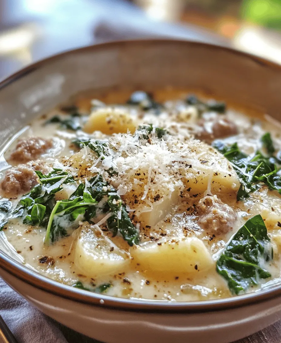Italian cuisine is renowned for its ability to tell stories through its dishes, and Zuppa Toscana is no exception. This hearty soup reflects the rustic cooking traditions of the Tuscan countryside, where simple ingredients are transformed into satisfying meals. The historical significance of soups in Italy cannot be overstated; they have been a staple of Italian households for centuries, often made from leftover ingredients. Zuppa Toscana, in particular, embodies the essence of Italian cooking—using quality ingredients to create something extraordinary.