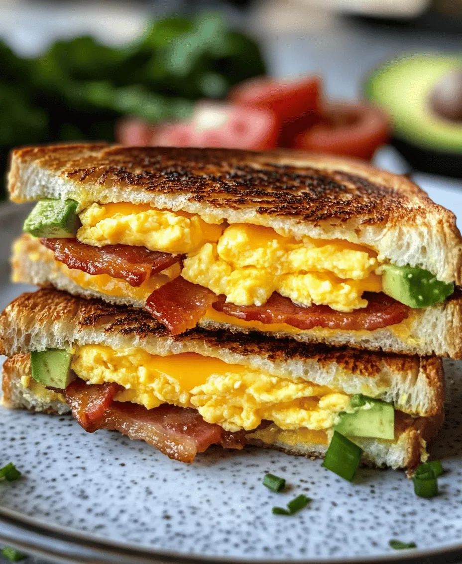 Every great recipe begins with quality ingredients, and the Ultimate Breakfast Grilled Cheese is no exception. Let’s explore the key components that contribute to its rich flavor profile and nutritional benefits.