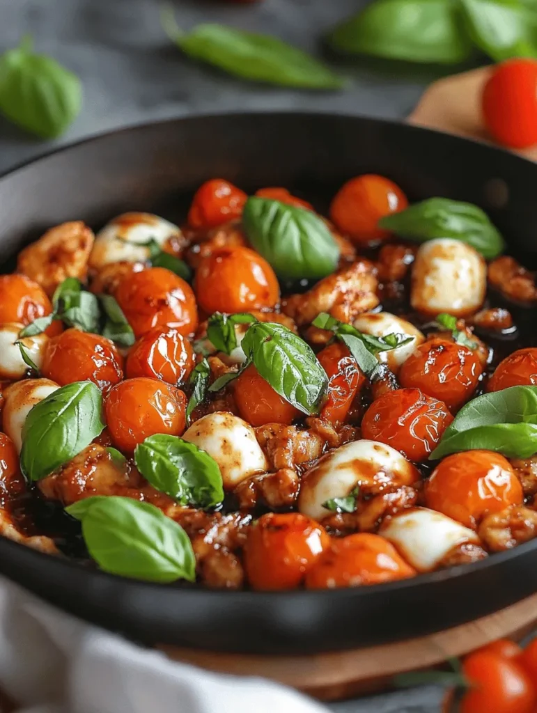 Ground Chicken Caprese is a delightful dish that showcases the vibrant flavors of Italy while offering a healthy twist on a classic favorite. Imagine a combination of juicy ground chicken seasoned to perfection, mixed with the fresh taste of basil, creamy mozzarella, and ripe cherry tomatoes, all drizzled with a balsamic reduction. This dish not only tantalizes your taste buds but also packs a punch of nutrients, making it an excellent choice for anyone looking to maintain a healthy lifestyle without sacrificing flavor.