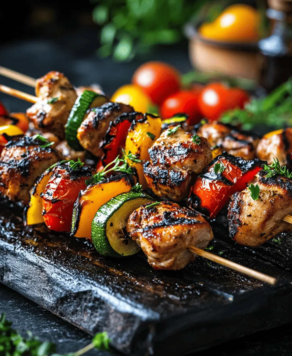 Grilled chicken skewers are a beloved dish that brings a delightful combination of flavors and textures to the table. As a popular choice for outdoor barbecues, family gatherings, and weeknight dinners alike, these skewers are not only delicious but also visually appealing. The vibrant colors of the assorted vegetables complement the juicy, tender chicken, making this dish a feast for both the eyes and the palate.