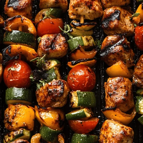 Grilled chicken skewers are a beloved dish that brings a delightful combination of flavors and textures to the table. As a popular choice for outdoor barbecues, family gatherings, and weeknight dinners alike, these skewers are not only delicious but also visually appealing. The vibrant colors of the assorted vegetables complement the juicy, tender chicken, making this dish a feast for both the eyes and the palate.