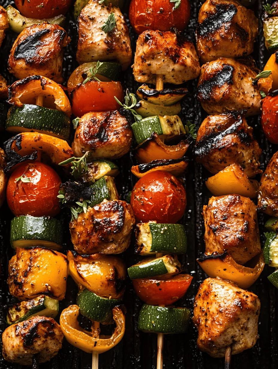 Grilled chicken skewers are a beloved dish that brings a delightful combination of flavors and textures to the table. As a popular choice for outdoor barbecues, family gatherings, and weeknight dinners alike, these skewers are not only delicious but also visually appealing. The vibrant colors of the assorted vegetables complement the juicy, tender chicken, making this dish a feast for both the eyes and the palate.