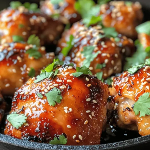 If you’re looking for a dish that perfectly balances sweet and spicy flavors, look no further than Fiery Sweet Garlic Glazed Chicken Thighs. This recipe is a delightful fusion of tastes that will tantalize your taste buds and leave you craving more. The combination of honey, sriracha, and garlic creates a glaze that is both sticky and rich, making every bite a mouthwatering experience.