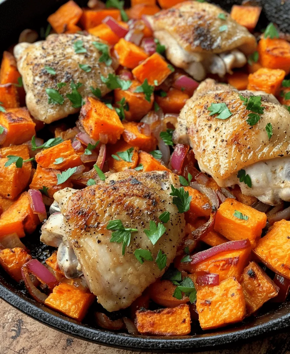If you're looking for a comforting, nutritious meal that requires minimal effort and cleanup, look no further than the One-Pan Chicken and Sweet Potato Skillet. This delightful dish showcases the perfect harmony of succulent chicken, sweet potatoes, and vibrant vegetables all cooked together in one pan, making it a favorite for weeknight dinners.