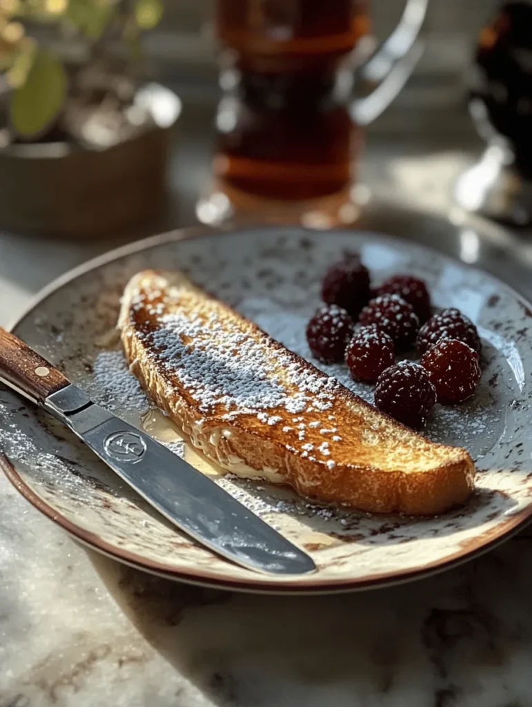 To create the perfect French toast, it’s essential to understand the role each ingredient plays in this delightful dish. French toast is all about balance, and the right combination of ingredients can elevate your breakfast experience.