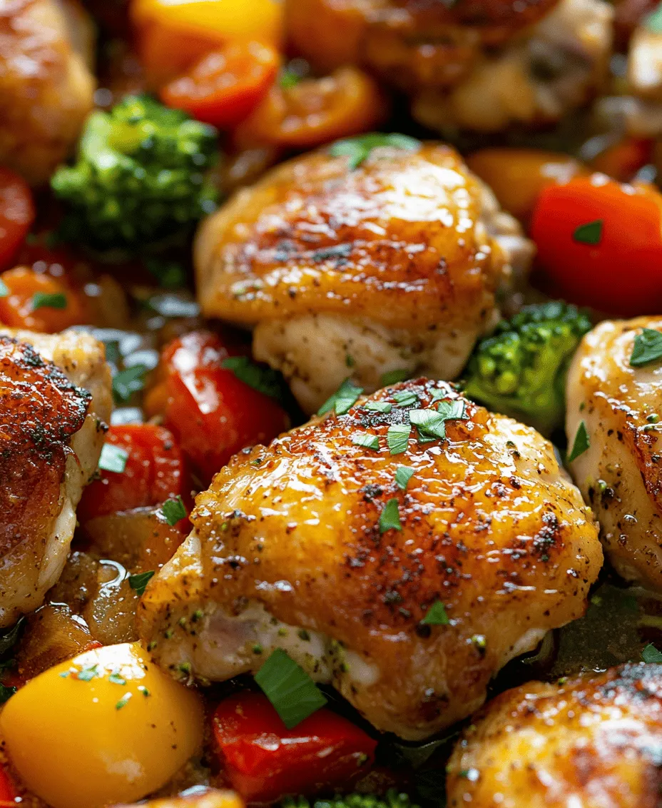 In today’s fast-paced world, preparing a wholesome meal that doesn’t compromise on flavor or nutrition is essential. The Garlic Butter Chicken & Veggies Skillet is the perfect solution for busy weeknights or even leisurely weekends. This one-pan dish combines tender chicken thighs, vibrant vegetables, and a luscious garlic butter sauce, making it a delightful option for families and meal preppers alike. Whether you are looking to impress guests or simply want to whip up a comforting dinner after a long day, this recipe has you covered. Join us as we explore the ingredients, preparation, nutritional benefits, and variations of this delectable dish.
