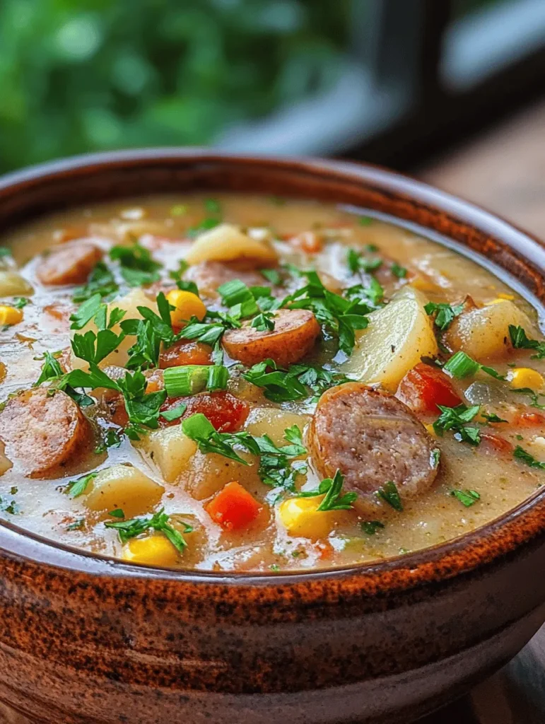 There's something undeniably comforting about a warm bowl of soup, especially when it’s infused with the bold and vibrant flavors of Cajun cuisine. "Spicy Cajun Delight: Slow Cooker Potato Soup with Andouille Sausage" is a dish that not only warms your body but also tantalizes your taste buds with its unique blend of spices and creamy texture. This soup is a perfect embodiment of the rich culinary traditions of Louisiana, where every bite tells a story of culture and heritage.