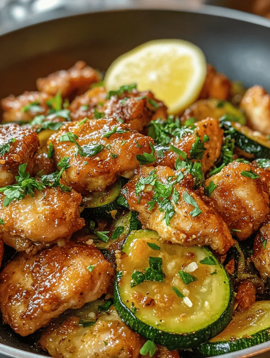 In the bustling world of meal preparation, finding a dish that strikes the perfect balance between flavor, healthiness, and convenience can be a challenge. Enter the Garlic Butter Chicken & Zucchini Skillet—a delightful one-pan meal that checks all the boxes. This dish not only brings together the delicious flavors of garlic and butter but also pairs them with tender chicken breasts and fresh zucchini, making it an ideal choice for busy weeknights.