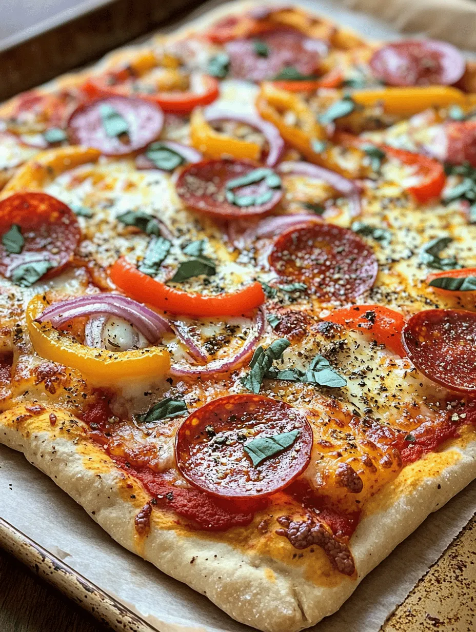 In recent years, sheet pan pizzas have taken the home cooking scene by storm. This delightful twist on traditional pizza has captured the hearts (and taste buds) of many, thanks to its simplicity and the ability to create a delicious meal without the need for a pizza stone or specialized equipment. The effortless nature of sheet pan pizza makes it an ideal choice for busy families, casual gatherings, or even those cozy nights in when you crave something comforting yet easy to prepare.