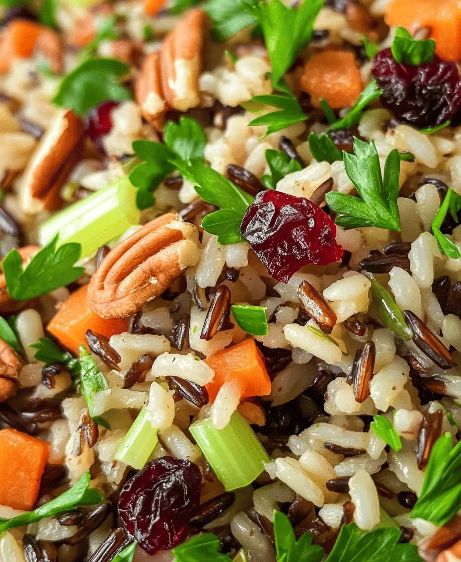 Wild Rice Pilaf with Cranberries and Pecans is a delightful dish that brings together a medley of flavors and textures, making it a perfect addition to any meal. This recipe combines the nutty flavor of wild rice with the sweetness of dried cranberries and the crunch of toasted pecans, creating a harmonious blend that is both visually appealing and satisfying. Whether served as a side dish during festive gatherings or as a main course for a cozy family dinner, this pilaf offers a nutritious option that doesn’t compromise on taste.