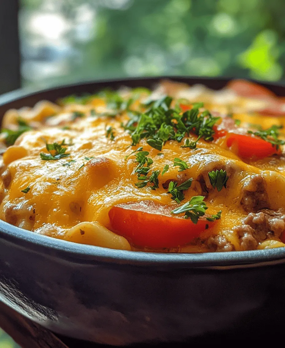 If you’re searching for a hearty, delicious meal that brings the comfort of a classic cheeseburger right to your dinner table, look no further than this One Pot Cheeseburger Pasta recipe. This innovative dish combines all the flavors of a cheeseburger—juicy ground beef, melty cheese, and savory spices—into a creamy, pasta-based delight that the whole family will adore.