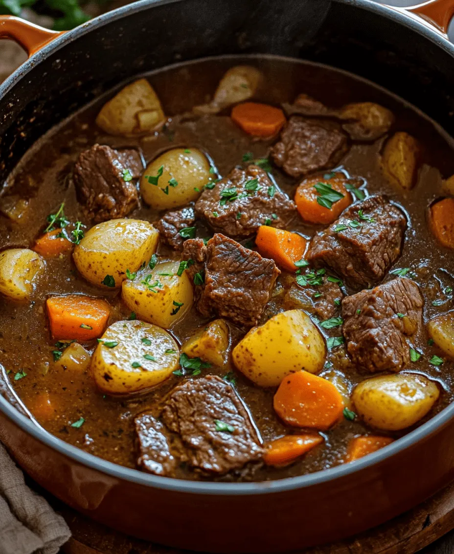 When the chill of winter sets in or when you’re simply craving a taste of home, nothing beats a steaming bowl of hearty beef stew. This classic dish is not just a meal; it’s a comforting embrace on a cold day, a reminder of family gatherings, and a staple in many households. With its rich, savory flavor and tender chunks of meat, potatoes, and carrots, beef stew brings warmth to the table and nourishes both the body and soul.