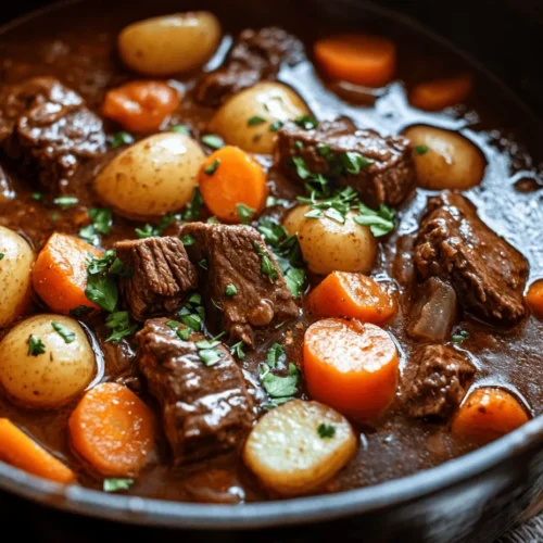 When the chill of winter sets in or when you’re simply craving a taste of home, nothing beats a steaming bowl of hearty beef stew. This classic dish is not just a meal; it’s a comforting embrace on a cold day, a reminder of family gatherings, and a staple in many households. With its rich, savory flavor and tender chunks of meat, potatoes, and carrots, beef stew brings warmth to the table and nourishes both the body and soul.