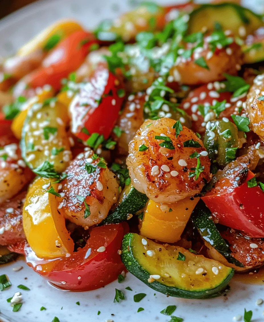If you're seeking a dish that brings together vibrant flavors, wholesome ingredients, and quick preparation, look no further than Easy Honey Garlic Shrimp with Sausage & Veggies. This delightful meal is an enticing combination of succulent shrimp, savory sausage, and colorful vegetables, all brought together by a rich honey garlic sauce that marries sweetness with umami in a way that will leave your taste buds dancing.