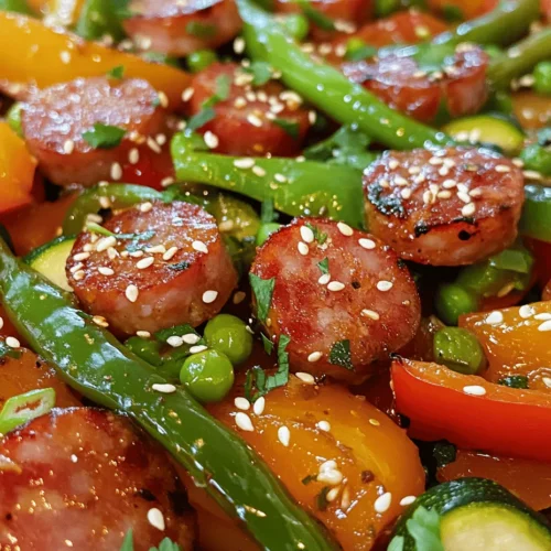If you're seeking a dish that brings together vibrant flavors, wholesome ingredients, and quick preparation, look no further than Easy Honey Garlic Shrimp with Sausage & Veggies. This delightful meal is an enticing combination of succulent shrimp, savory sausage, and colorful vegetables, all brought together by a rich honey garlic sauce that marries sweetness with umami in a way that will leave your taste buds dancing.