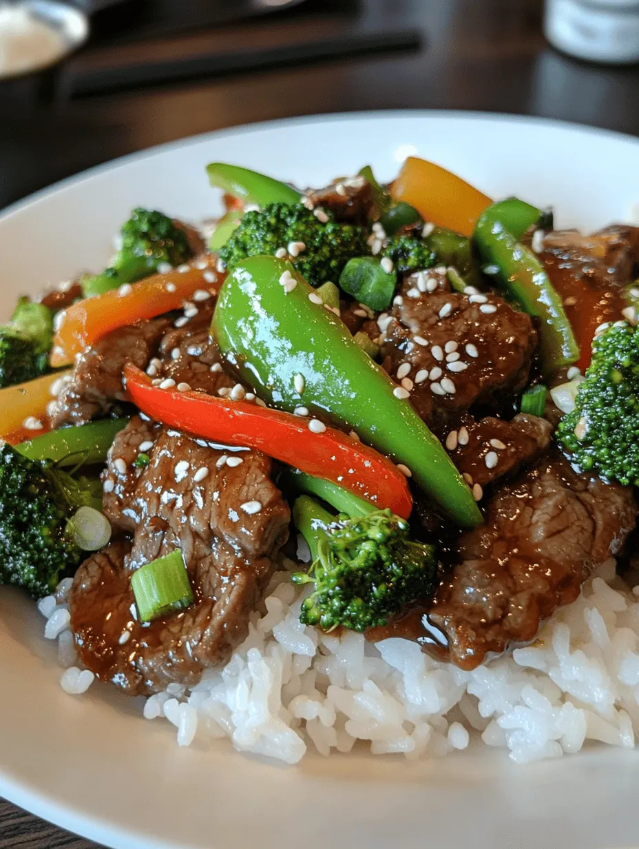 In the realm of quick and delicious meals, Sizzling Beef & Broccoli Delight stands out as a vibrant and nutritious dish that marries tender beef with crisp vegetables, all enveloped in a flavorful sauce. This classic stir-fry not only satisfies your cravings but also offers a delightful eating experience that is sure to please everyone at the dinner table. Perfectly suited for busy weeknights or a weekend family gathering, this recipe brings together ease of preparation with the satisfaction of a home-cooked meal.