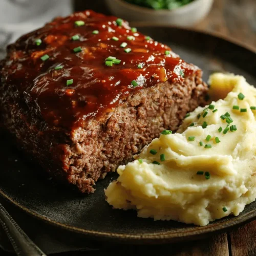 Home-cooked meals hold a special place in our hearts, providing warmth and a sense of belonging that often takes us back to cherished moments spent with family around the dinner table. Among the myriad of comforting dishes, few evoke the spirit of nostalgia quite like a classic meatloaf, especially when paired with creamy mashed potatoes. This beloved recipe embodies the essence of hearty family dinners, combining savory flavors and satisfying textures that appeal to both young and old alike.