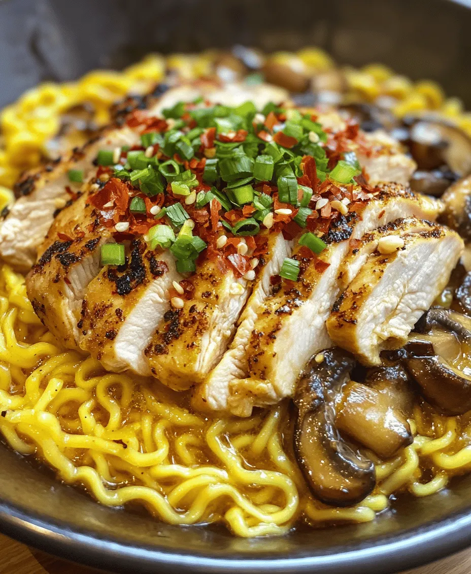 Ramen has taken the culinary world by storm, evolving from its humble origins in Japan to a beloved dish that graces restaurants and home kitchens worldwide. This versatile noodle soup has developed into countless variations, each reflecting unique regional flavors and personal preferences. Among the myriad of ways to enjoy ramen, one standout recipe is the Spicy Chicken Ramen with Creamy Garlic Sauce. This dish not only satisfies the cravings of spice lovers but also offers a comforting, creamy twist that elevates the traditional ramen experience.