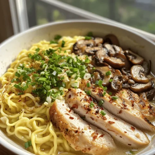 Ramen has taken the culinary world by storm, evolving from its humble origins in Japan to a beloved dish that graces restaurants and home kitchens worldwide. This versatile noodle soup has developed into countless variations, each reflecting unique regional flavors and personal preferences. Among the myriad of ways to enjoy ramen, one standout recipe is the Spicy Chicken Ramen with Creamy Garlic Sauce. This dish not only satisfies the cravings of spice lovers but also offers a comforting, creamy twist that elevates the traditional ramen experience.