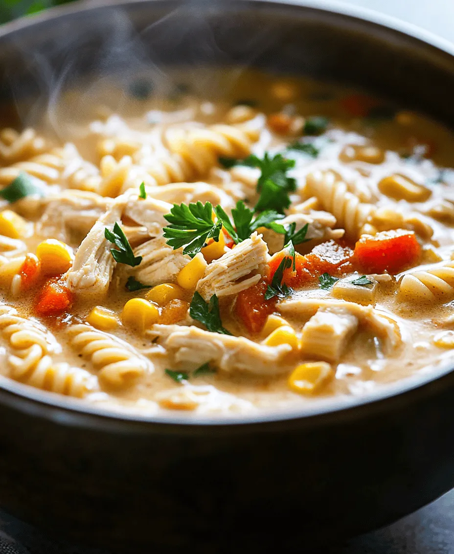 If you're on the hunt for a dish that combines the warmth of comfort food with a punchy flavor profile, look no further than Creamy Cajun Chicken Pasta Soup. This delightful concoction marries the rich, smoky flavors of Cajun cuisine with the creamy, soothing essence of a hearty soup, making it an ideal choice for family dinners or gatherings. The blend of spices, tender chicken, and comforting pasta creates a meal that not only satisfies your hunger but also warms your soul.