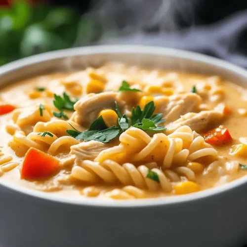 If you're on the hunt for a dish that combines the warmth of comfort food with a punchy flavor profile, look no further than Creamy Cajun Chicken Pasta Soup. This delightful concoction marries the rich, smoky flavors of Cajun cuisine with the creamy, soothing essence of a hearty soup, making it an ideal choice for family dinners or gatherings. The blend of spices, tender chicken, and comforting pasta creates a meal that not only satisfies your hunger but also warms your soul.