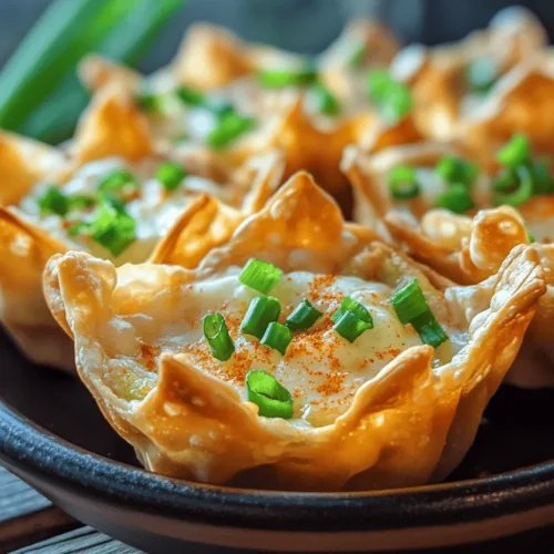 If you’re looking for a crowd-pleasing appetizer that’s packed with flavor and a bit of heat, look no further than Spicy Crunchy Jalapeño Popper Wonton Cups. These delightful bites have quickly become a favorite for parties, game nights, and family gatherings. Combining the iconic flavors of jalapeño poppers with the unique texture of crispy wonton wrappers, this dish is sure to impress your guests and leave them wanting more.