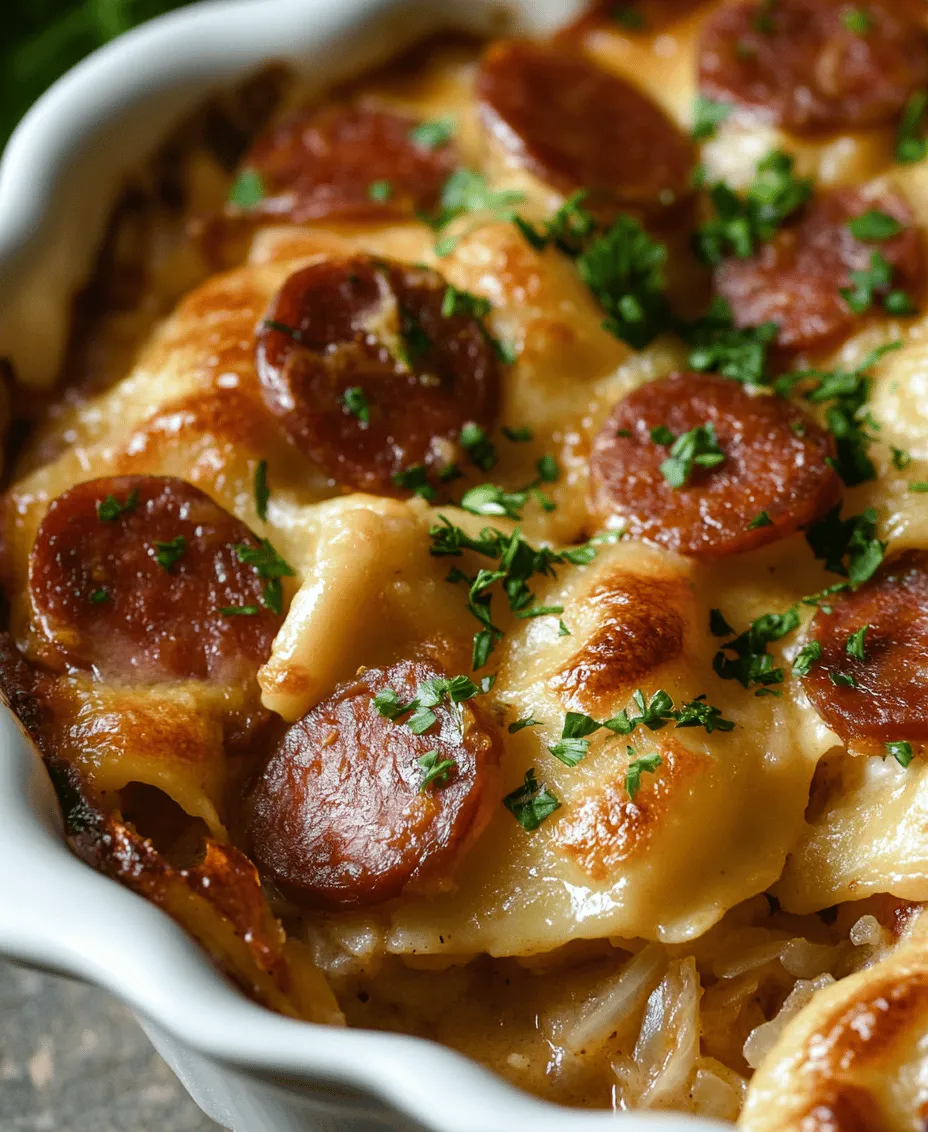 In the realm of comfort food, few dishes evoke warmth and nostalgia quite like a hearty Slow Cooker Pierogi and Kielbasa Bake. This dish beautifully merges the rich flavors of Polish cuisine with the convenience of slow cooking, making it a perfect option for busy weeknights or cozy gatherings. With a combination of creamy potato and cheese pierogi, savory kielbasa, and tangy sauerkraut, this recipe is not only delicious but also simple to prepare. Whether you're familiar with these ingredients or trying them for the first time, this dish promises a satisfying and flavorful experience.