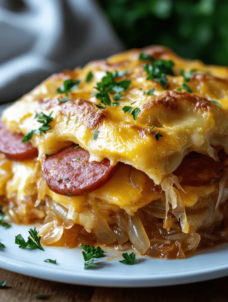 In the realm of comfort food, few dishes evoke warmth and nostalgia quite like a hearty Slow Cooker Pierogi and Kielbasa Bake. This dish beautifully merges the rich flavors of Polish cuisine with the convenience of slow cooking, making it a perfect option for busy weeknights or cozy gatherings. With a combination of creamy potato and cheese pierogi, savory kielbasa, and tangy sauerkraut, this recipe is not only delicious but also simple to prepare. Whether you're familiar with these ingredients or trying them for the first time, this dish promises a satisfying and flavorful experience.