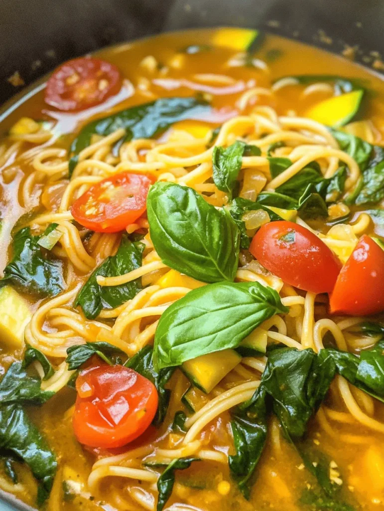 One pot meals have gained popularity not only for their convenience but also for their numerous advantages. Here are some compelling reasons to embrace one-pot cooking, particularly with a dish like One Pot Veggie Spaghetti: