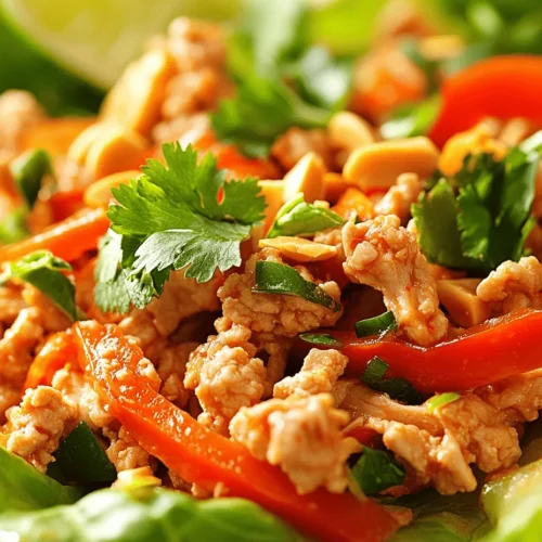 Thai Chicken Lettuce Wraps are a delightful dish that perfectly encapsulates the essence of Thai cuisine, renowned for its vibrant flavors, fresh ingredients, and intriguing textures. This dish offers a refreshing twist on traditional wraps, making it an ideal option for those seeking a healthy yet satisfying meal. The appeal of Thai Chicken Lettuce Wraps lies not only in their simplicity but also in their ability to bring together a medley of flavors that tantalize the taste buds.