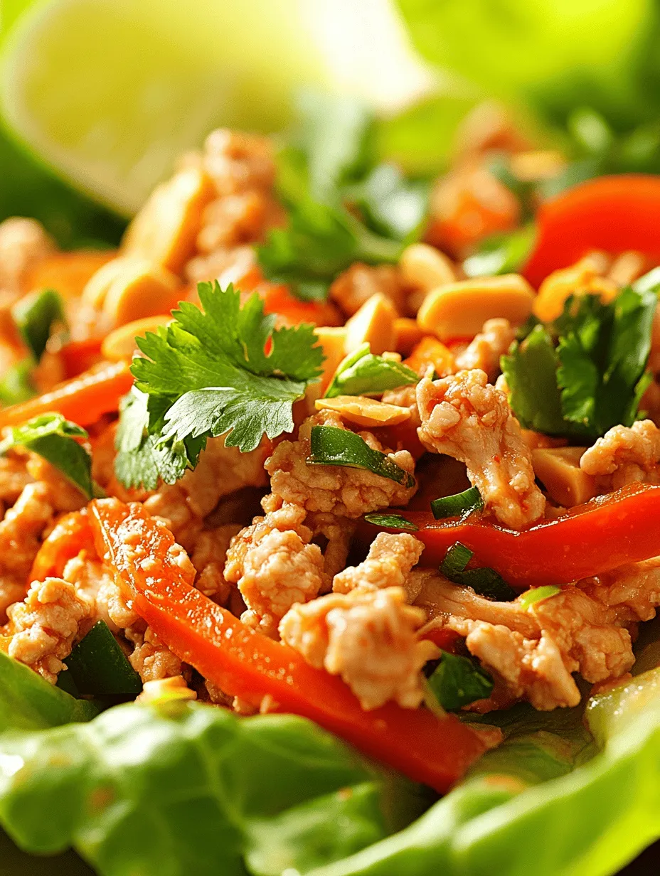 Thai Chicken Lettuce Wraps are a delightful dish that perfectly encapsulates the essence of Thai cuisine, renowned for its vibrant flavors, fresh ingredients, and intriguing textures. This dish offers a refreshing twist on traditional wraps, making it an ideal option for those seeking a healthy yet satisfying meal. The appeal of Thai Chicken Lettuce Wraps lies not only in their simplicity but also in their ability to bring together a medley of flavors that tantalize the taste buds.