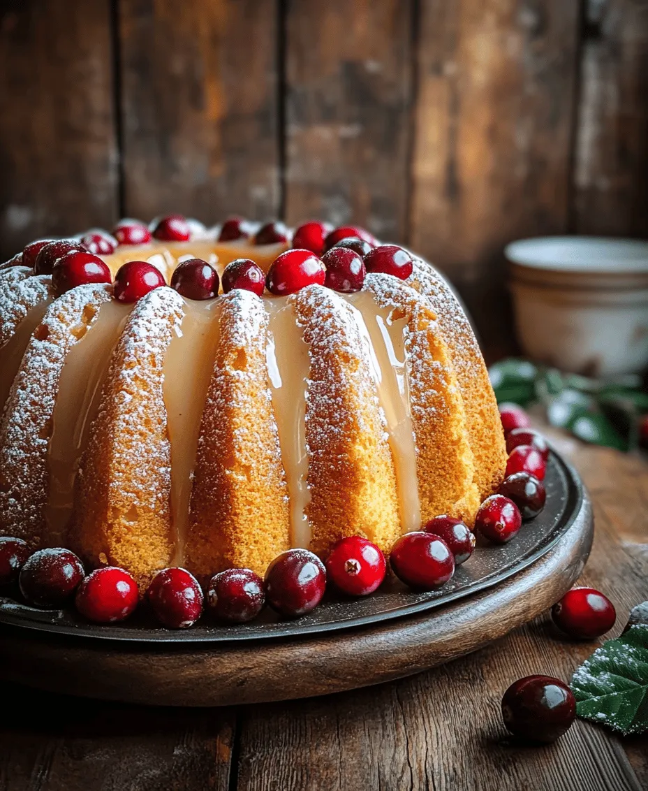 To create a truly exceptional Cranberry Bliss Bundt Cake, it’s essential to understand the role of each ingredient. The combination of flavors and textures in this cake enhances its overall appeal, making it a memorable treat for any gathering.
