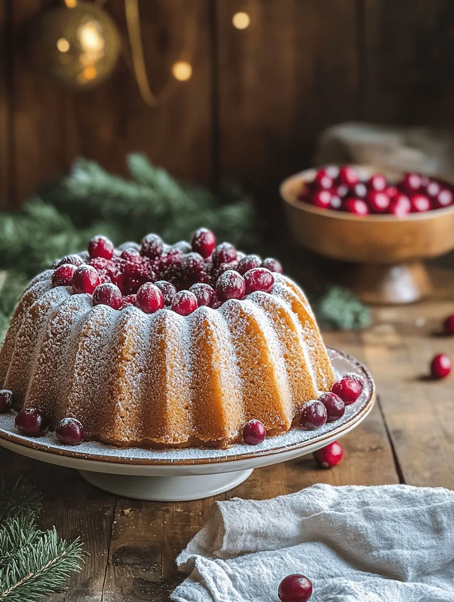 To create a truly exceptional Cranberry Bliss Bundt Cake, it’s essential to understand the role of each ingredient. The combination of flavors and textures in this cake enhances its overall appeal, making it a memorable treat for any gathering.