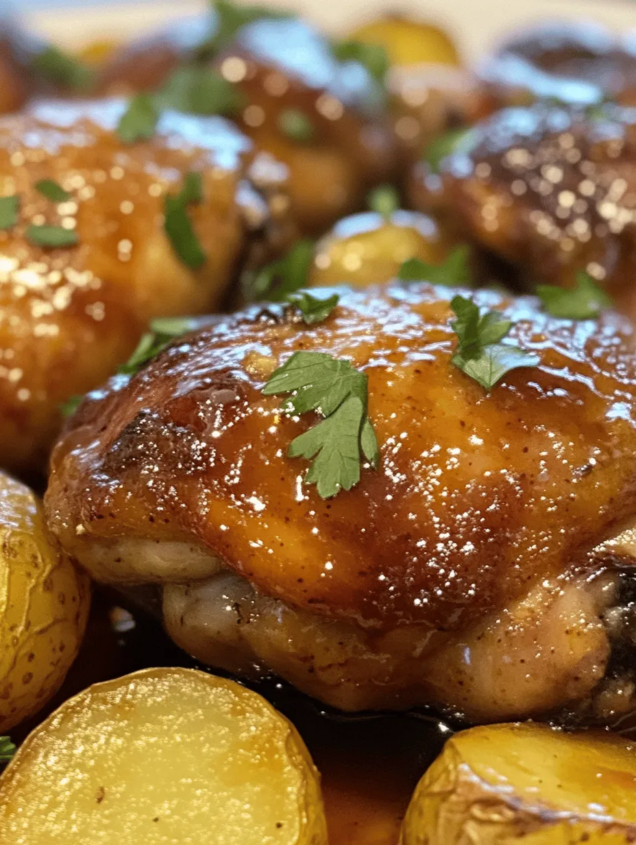 When it comes to preparing a dish that is both delicious and easy to make, few recipes can rival the charm of Sweet and Tangy Honey Mustard Chicken & Potatoes. This dish is a delightful combination of juicy chicken thighs and tender baby potatoes, all enveloped in a flavorful marinade that strikes the perfect balance between sweetness and tanginess. The blend of honey and Dijon mustard creates a mouthwatering glaze that enhances the natural flavors of the ingredients, making this dish a crowd-pleaser for family dinners or casual gatherings.