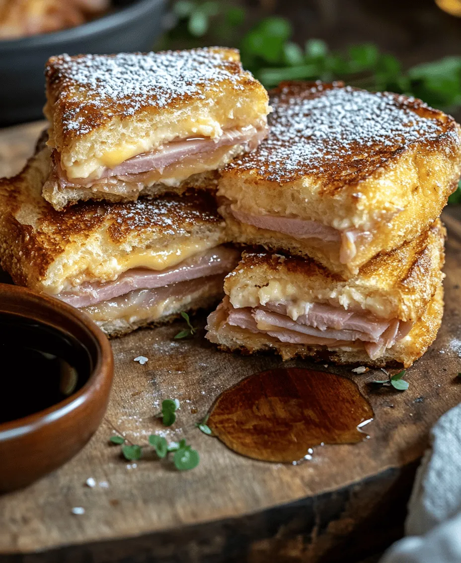The Monte Cristo sandwich is a culinary classic, celebrated for its unique combination of sweet and savory flavors that tantalize the taste buds. This sandwich typically features layers of ham, turkey, and cheese, all nestled between slices of rich, custard-soaked bread, then fried to golden perfection. The result is a delightful contrast of crispy exterior and gooey, melty interior, making it an irresistible choice for lunch or brunch.