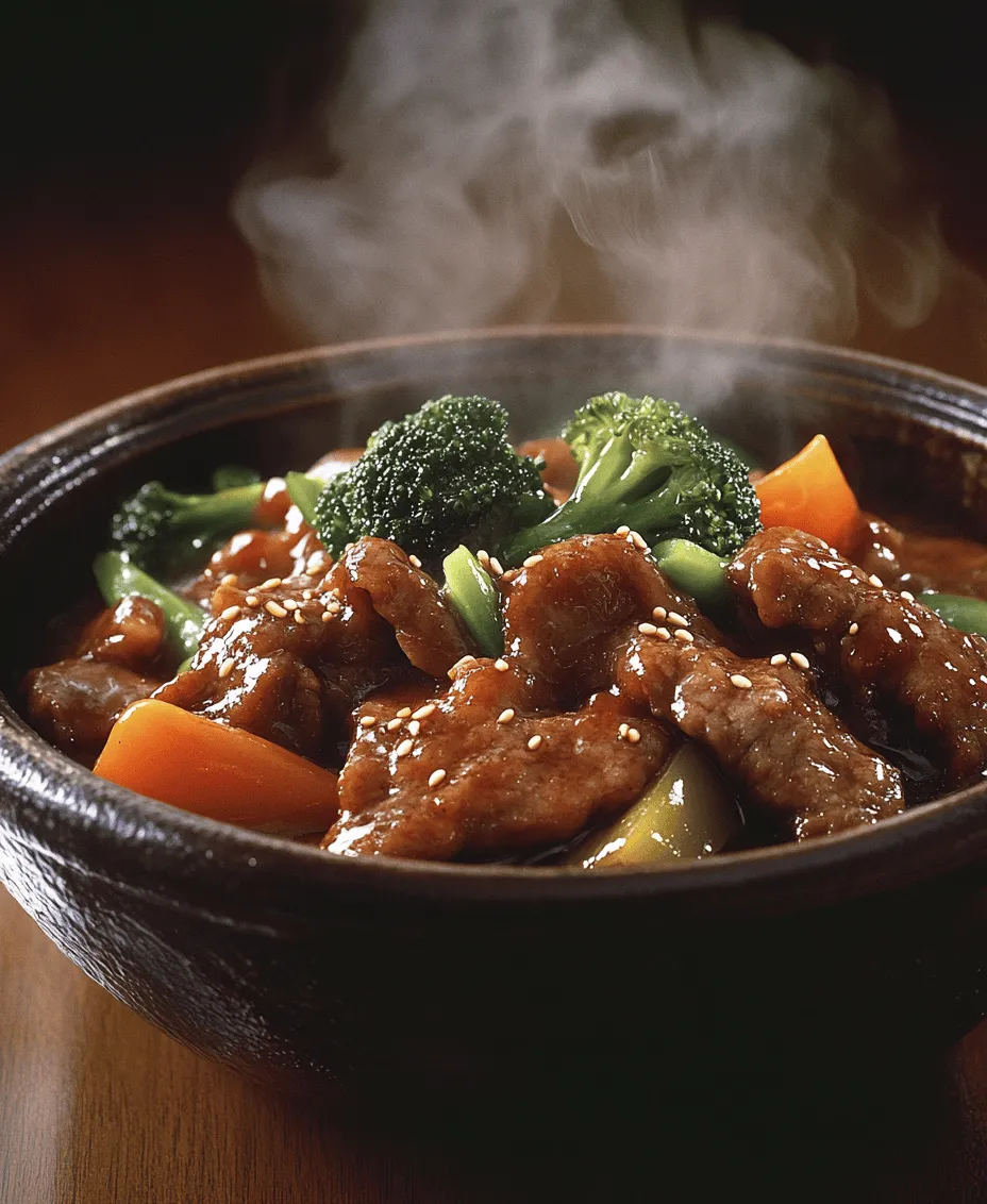 Asian Sweet Ginger Beef Stir Fry is a vibrant and flavorful dish that has garnered immense popularity in homes and restaurants alike. This dish showcases the tender and juicy qualities of flank steak, delicately balanced with the sweetness of ginger and a medley of colorful vegetables. With its roots deeply embedded in Asian cuisine, this stir fry is loved for its quick preparation and bold flavors, making it a favorite among families seeking nutritious yet delicious meals.